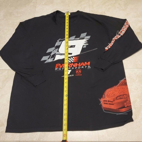 Vintage Y2K NASCAR Racecar Chase Kasey Kahne Evernham Graphic Shirt 2XL XXL - Picture 7 of 11